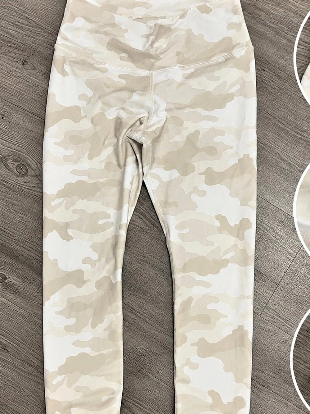 Camo Leggings Cream & Tan